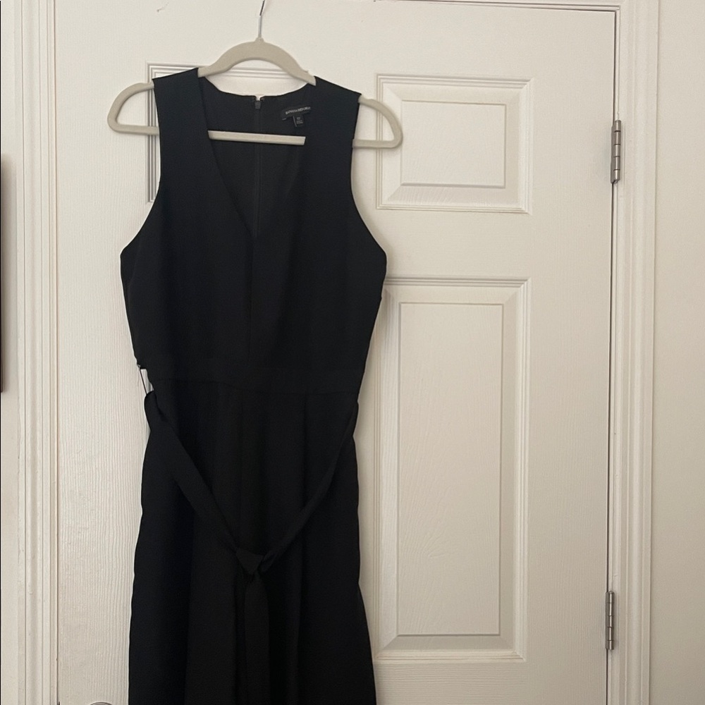 Banana Republic Black Sleeveless Jumpsuit